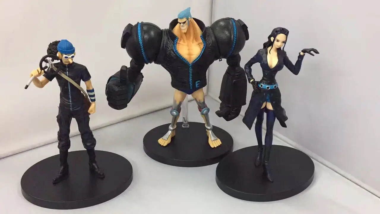 Nico Robin Usopp Franky action figure set 3pcs