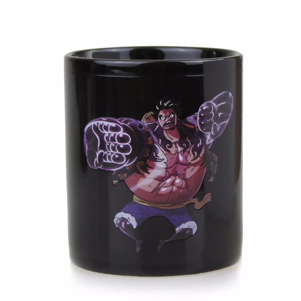 Luffy Zoro Ace Gear Fourth Changing Color Coffee Cup Mug