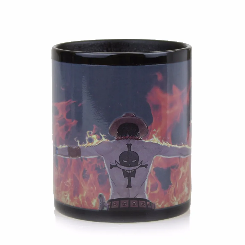 Luffy Zoro Ace Gear Fourth Changing Color Coffee Cup Mug