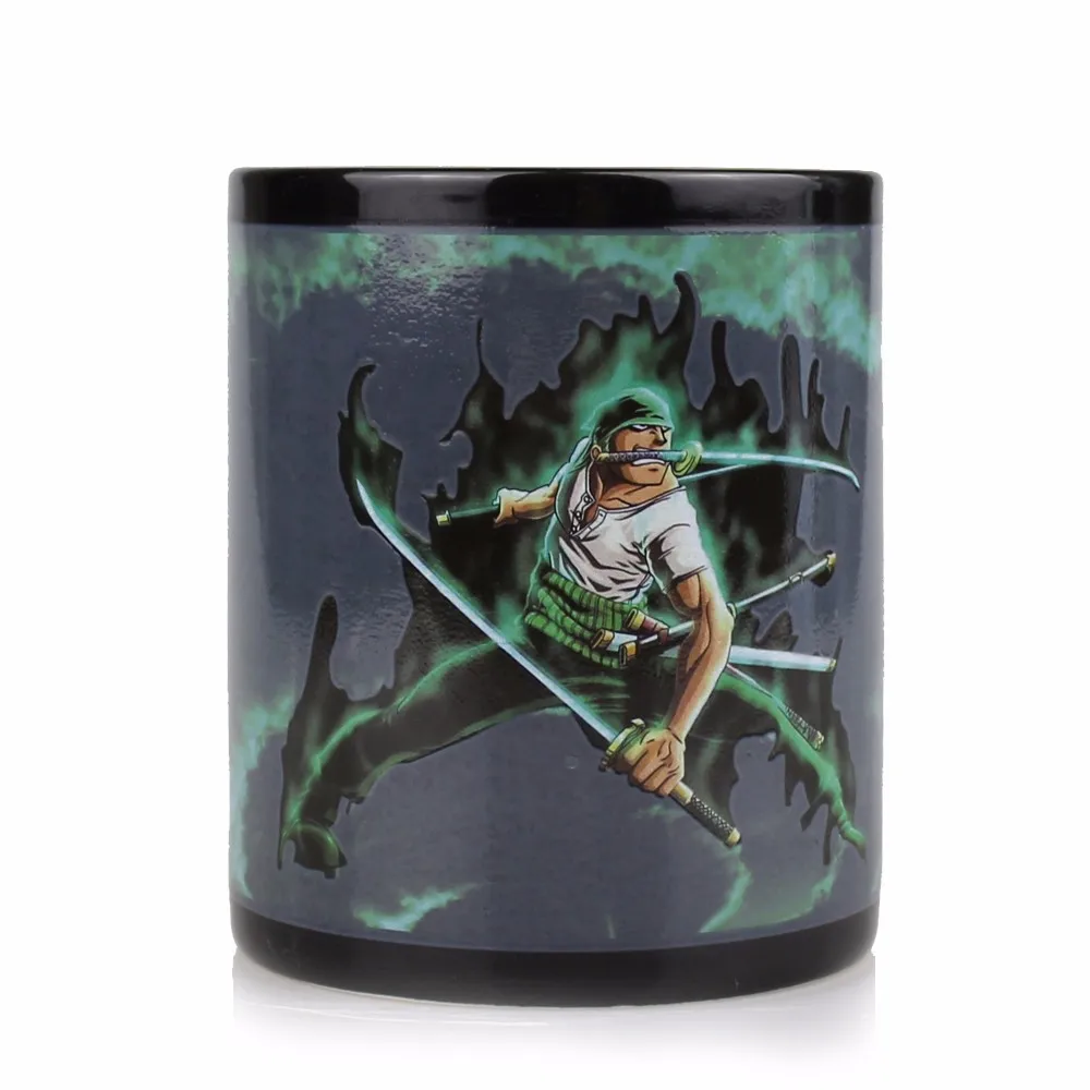 Luffy Zoro Ace Gear Fourth Changing Color Coffee Cup Mug