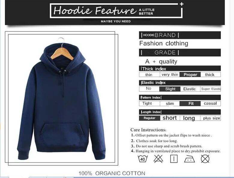 One Piece Blue Black Hoodie Streatwear