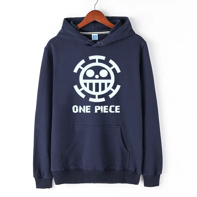 One Piece Luffy Pullover Hooded Hoodies Long Sleeve Sweatshirt