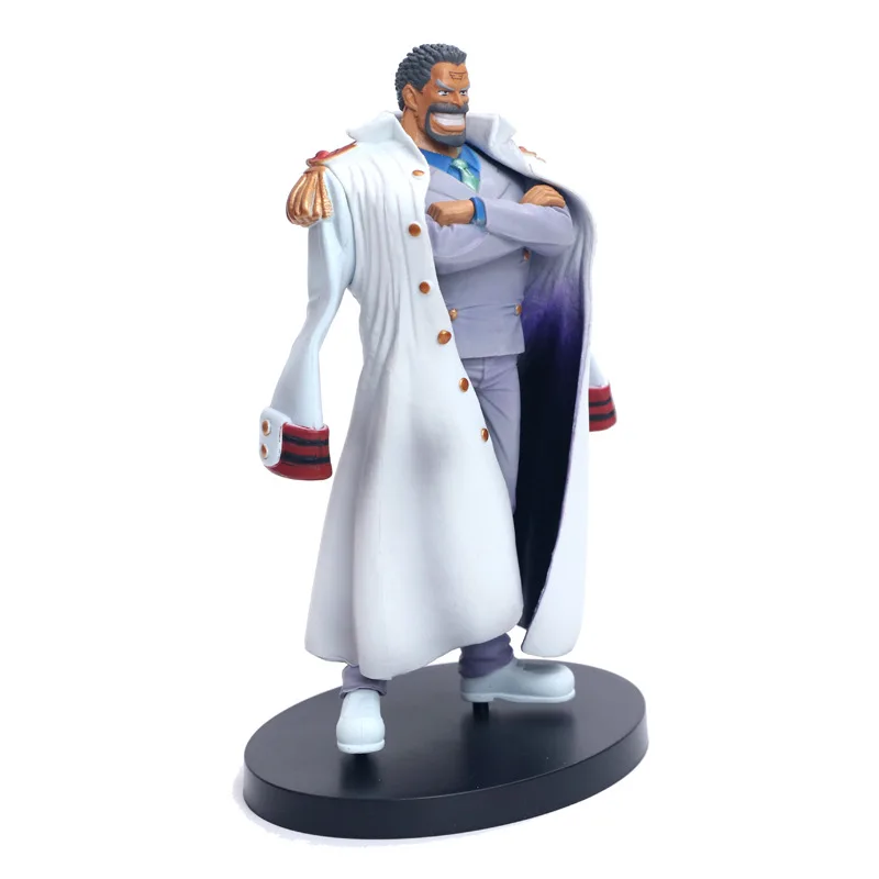 18CM Monkey D Garp Gol D Roger's Opponent Naval Headquarters Action Figure Statue