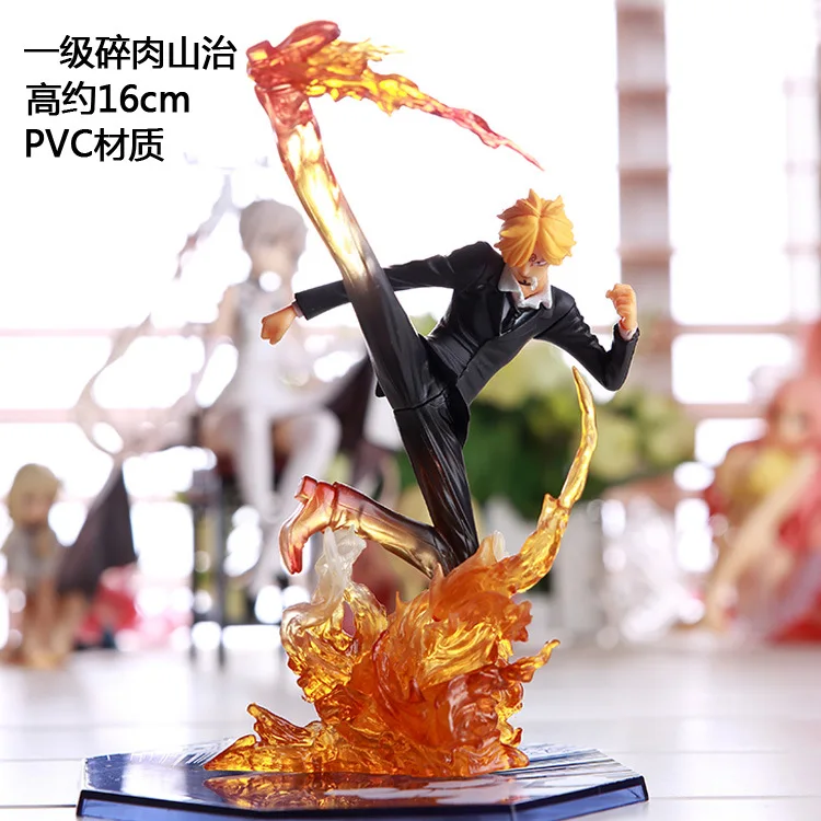 16cm Vinsmoke Sanji Action Figure Battle Version