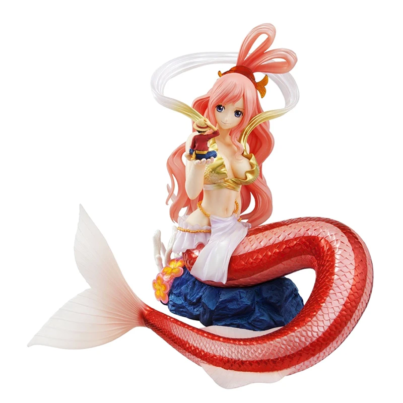 Mermaid Princess Shirahoshi With Luffy Action Figure Statue