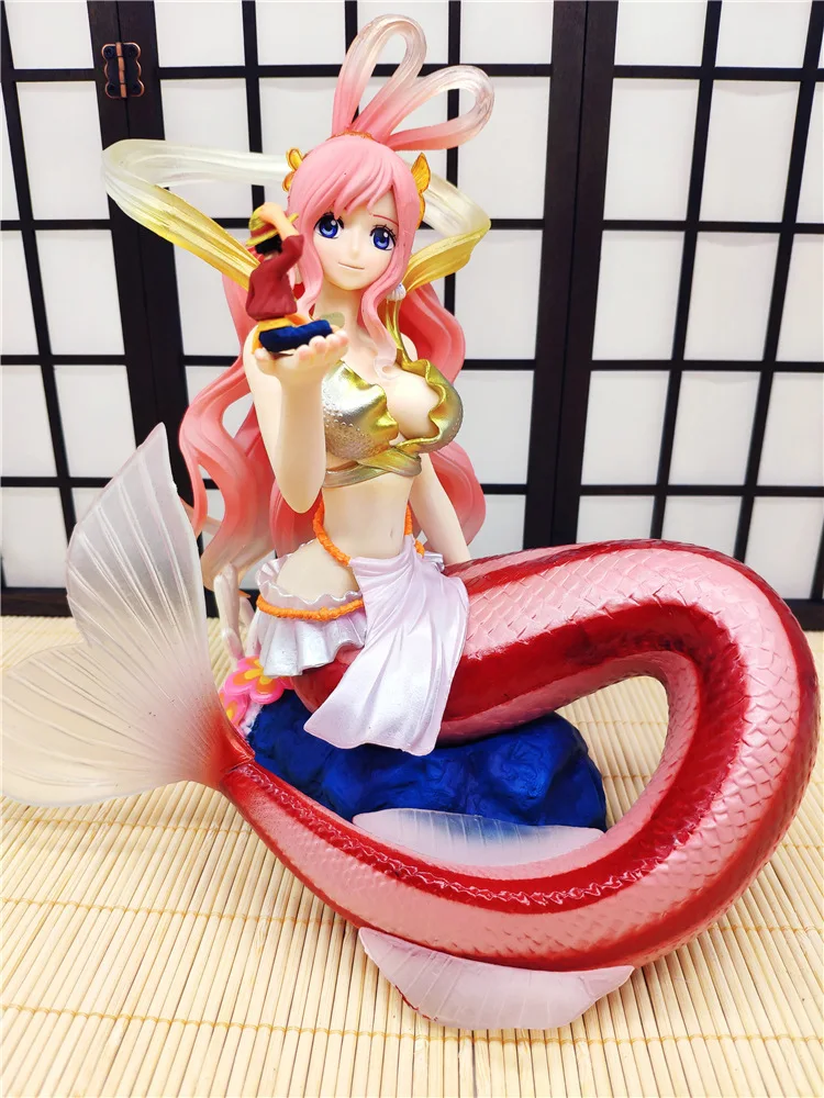 Mermaid Princess Shirahoshi With Luffy Action Figure Statue