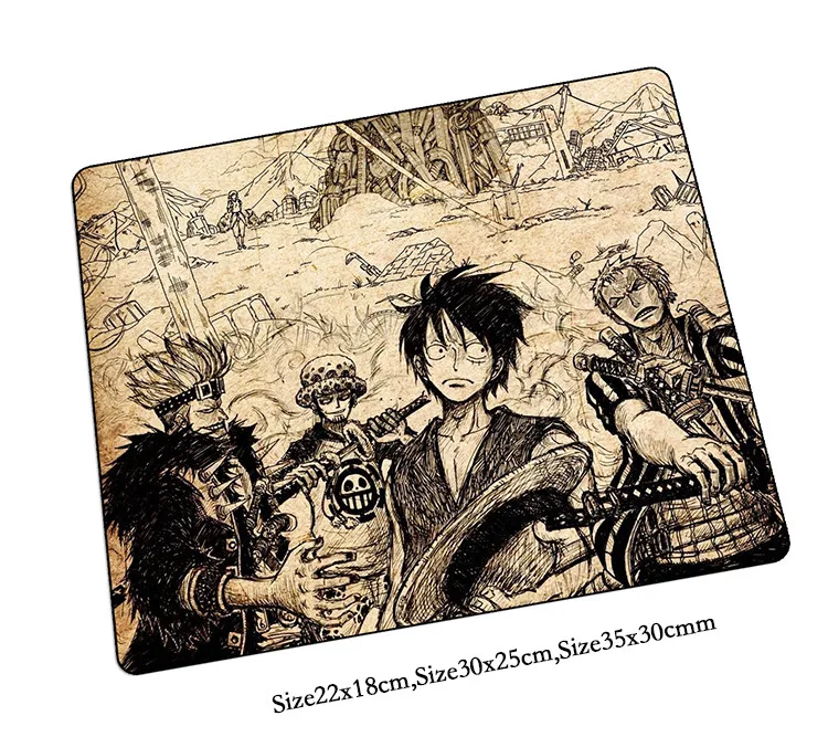 Very Large One Piece gaming mouse pad table mat 90x40cm