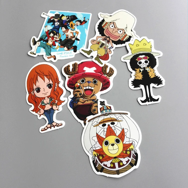 One Piece Stickers For Kids Home Decor Decals 6pcs