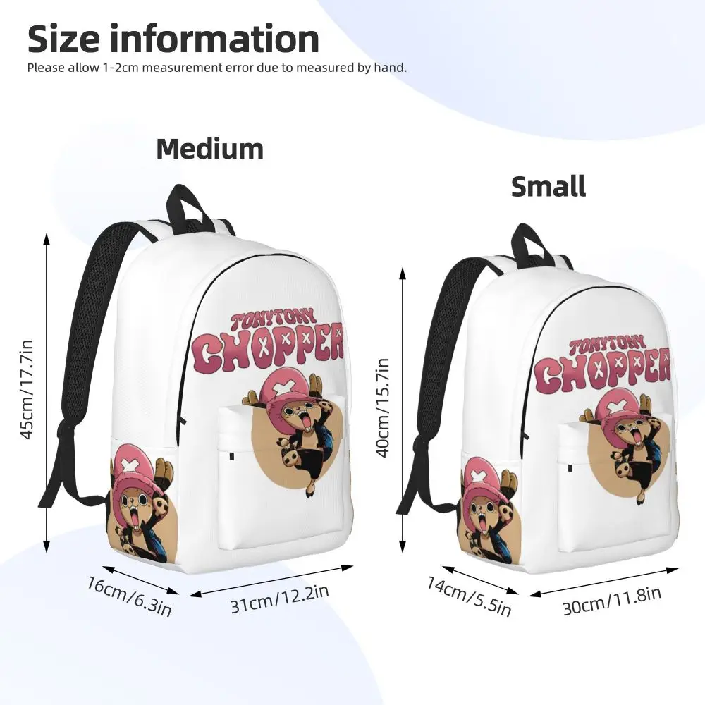 Tony Tony Chopper After Time Skip One Piece Classical Backpack Student Hiking Travel Daypack for Men Women Computer Shoulder Bag