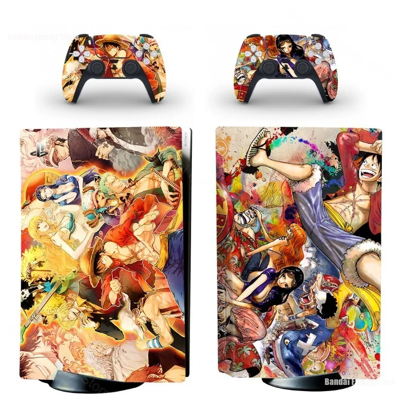 ONE PIECE Luffy PS5 Disc Skin Sticker for PlayStation 5 Console & Controller Anime Cartoon PS5 Decal Anti-scratch Skin Sticker ONE PIECE Luffy PS5 Disc Skin Sticker for PlayStation 5 Console & Controller Anime Cartoon PS5 Decal Anti-scratch Skin Sticker