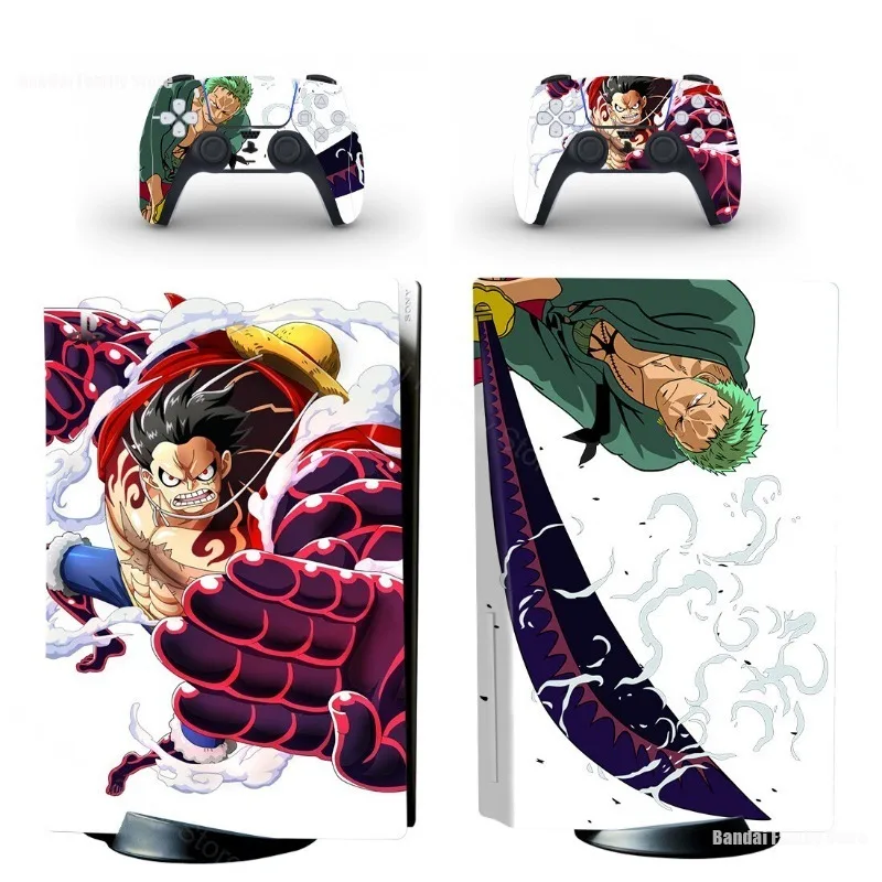 ONE PIECE Luffy PS5 Disc Skin Sticker for PlayStation 5 Console & Controller Anime Cartoon PS5 Decal Anti-scratch Skin Sticker ONE PIECE Luffy PS5 Disc Skin Sticker for PlayStation 5 Console & Controller Anime Cartoon PS5 Decal Anti-scratch Skin Sticker