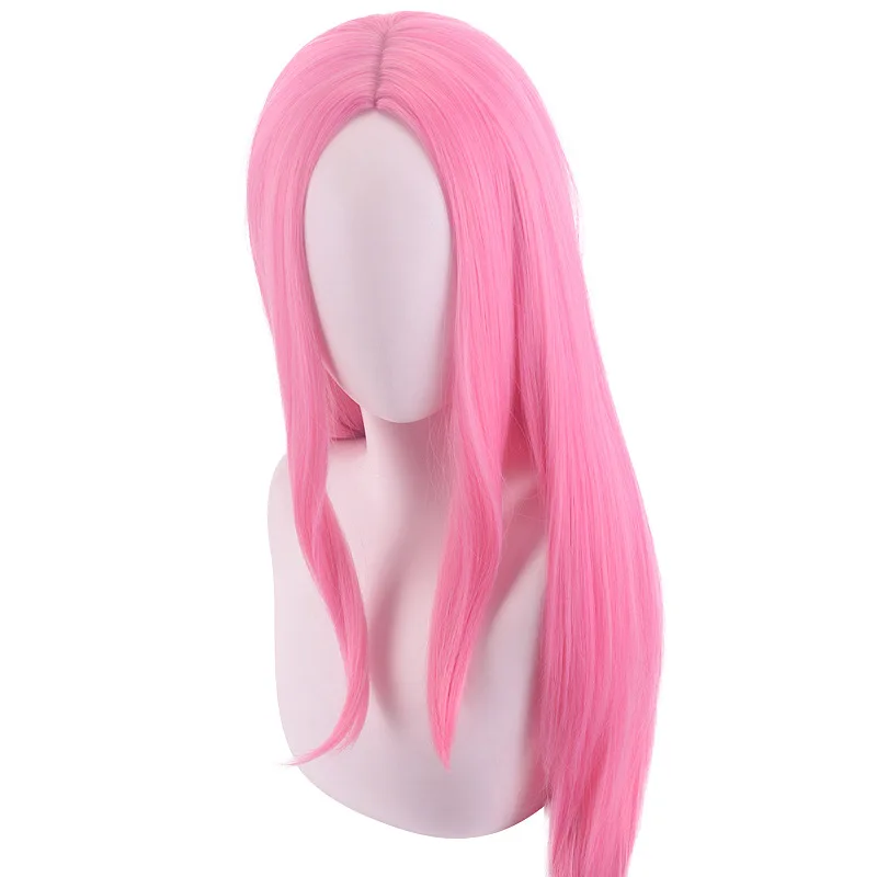 Long Straight pink Anime One Piece Character of Jewelry Bonney Cosplay Wig for Women Heat Resistant Synthetic Hair Wigs Long Straight pink Anime One Piece Character of Jewelry Bonney Cosplay Wig for Women Heat Resistant Synthetic Hair Wigs